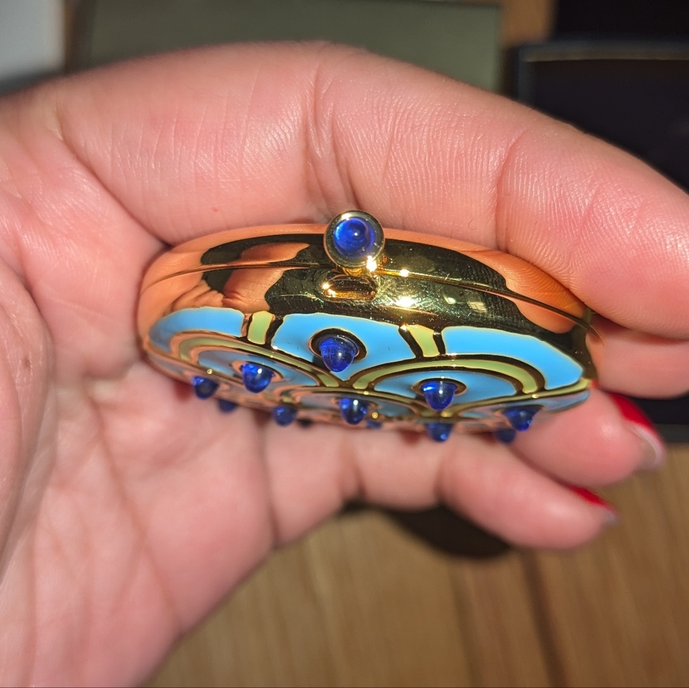 NEW ESTEE LAUDER X MONICA RICH KOSANN POSH PEACOCK COMPACTS - Picture 6 of 10